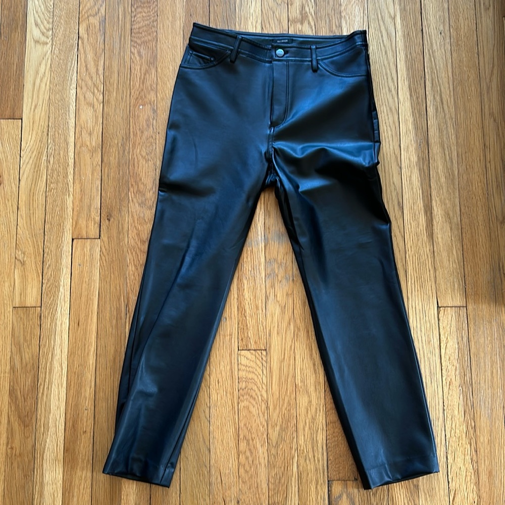 Halogen Five Pocket Crop Faux Leather Pants